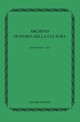 Archivio di storia della cultura. Vol. 34