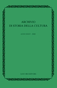 Archivio di storia della cultura. Vol. 35
