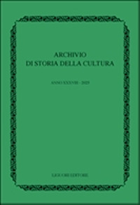Archivio di storia della cultura. Vol. 37