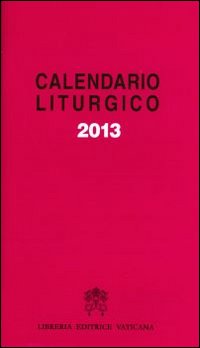 Calendario liturgico 2013