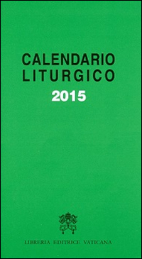 Calendario liturgico 2015