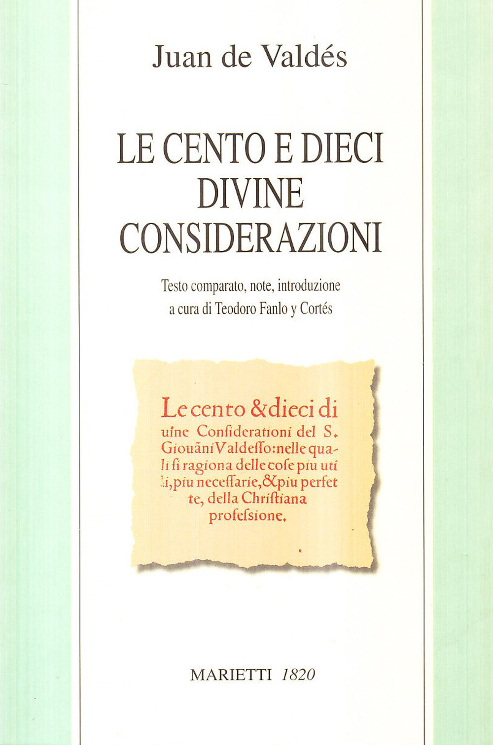 Le cento e dieci divine considerazioni