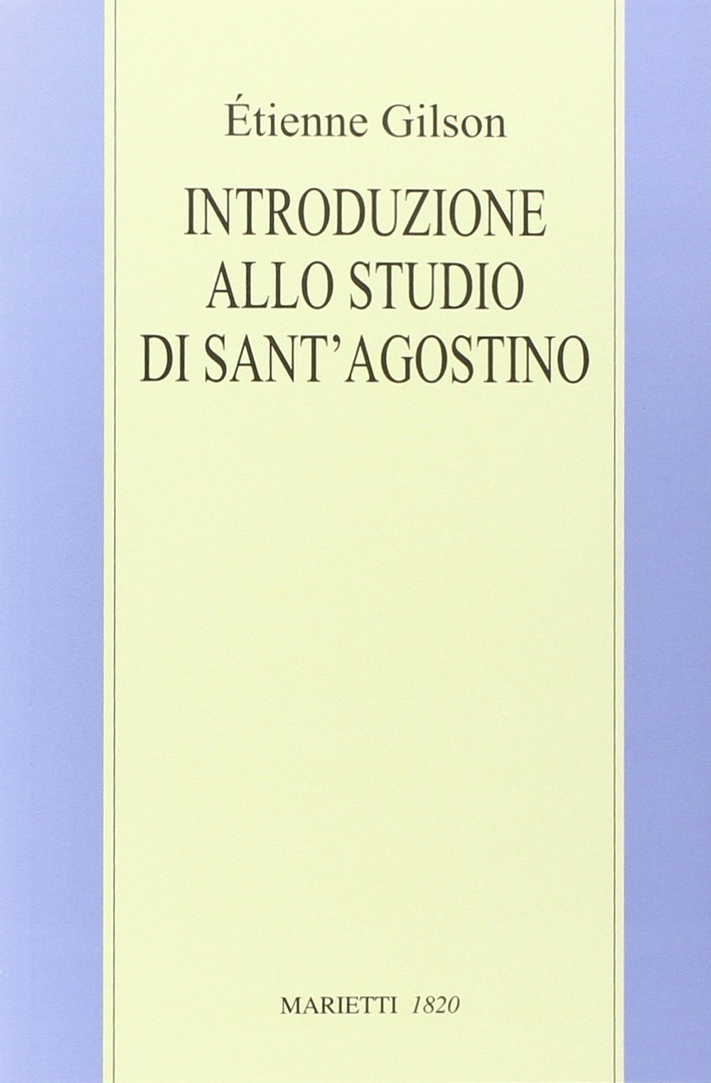 Introduzione allo studio di sant'Agostino