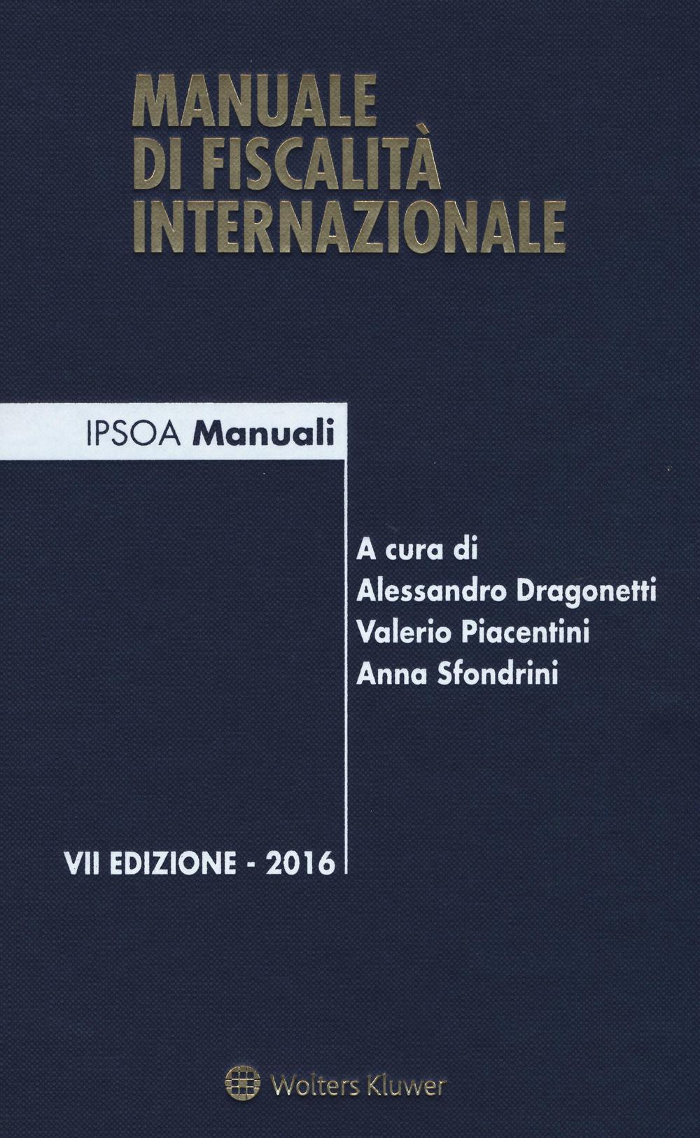Manuale di fiscalità internazionale