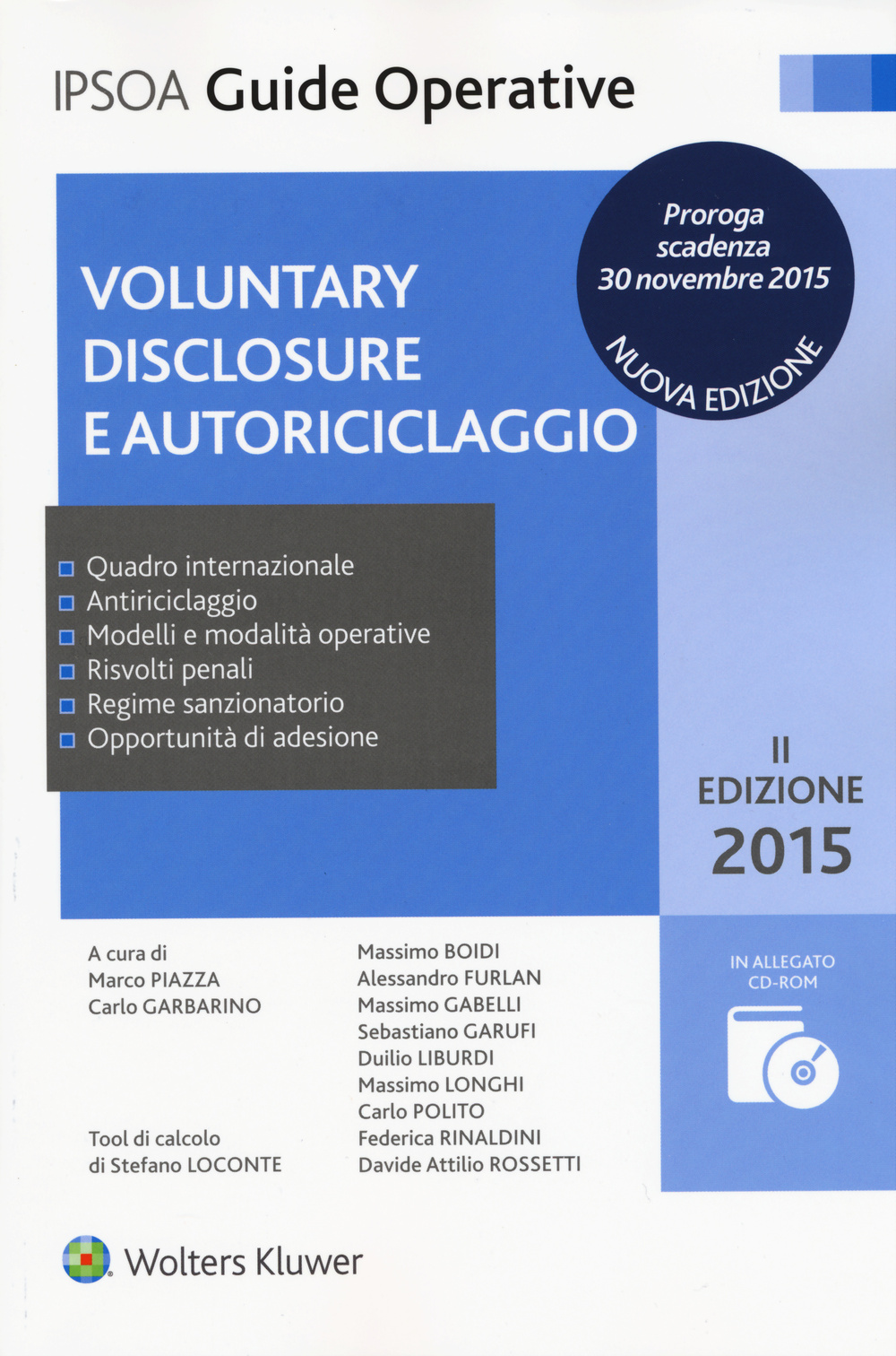 Voluntary disclosure e autoriciclaggio