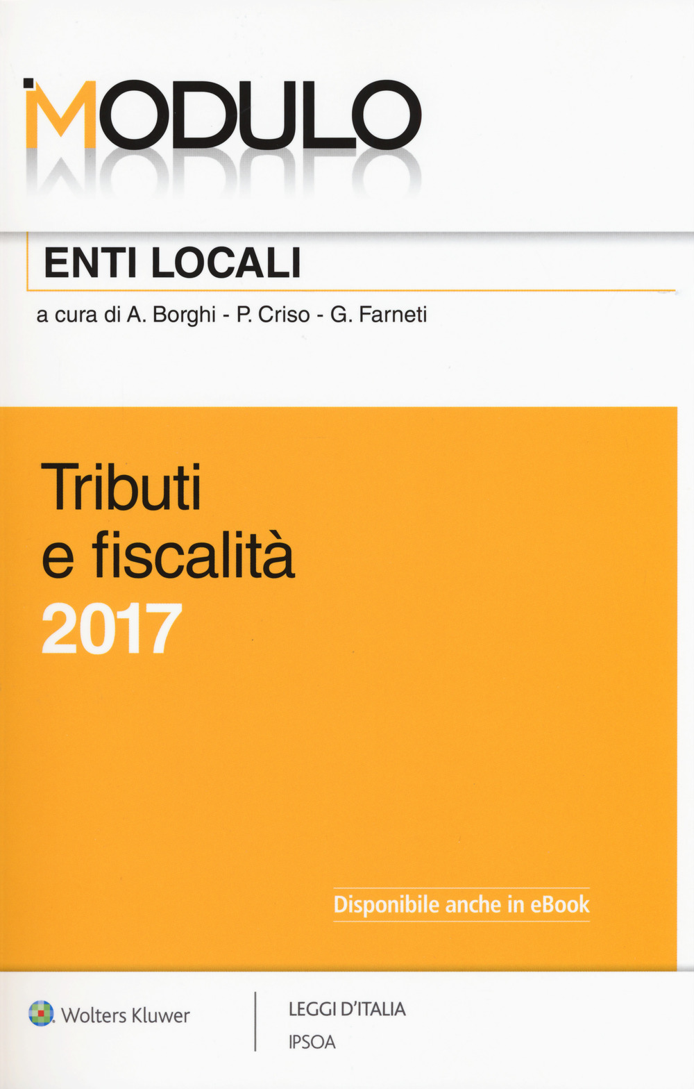 Modulo enti locali 2017. Tributi e fiscalità