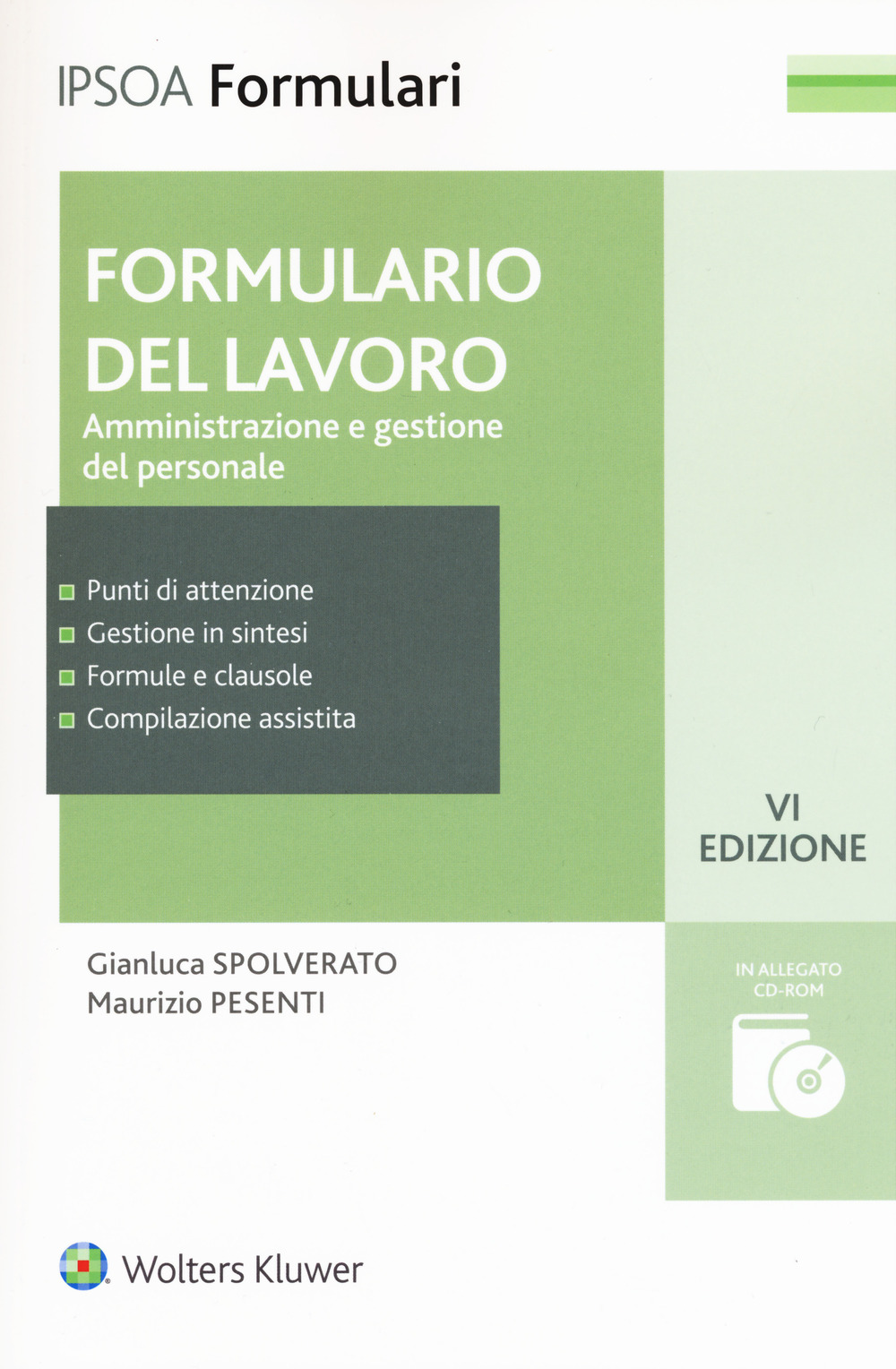 Formulario del lavoro. Amministrazione e gestione del personale