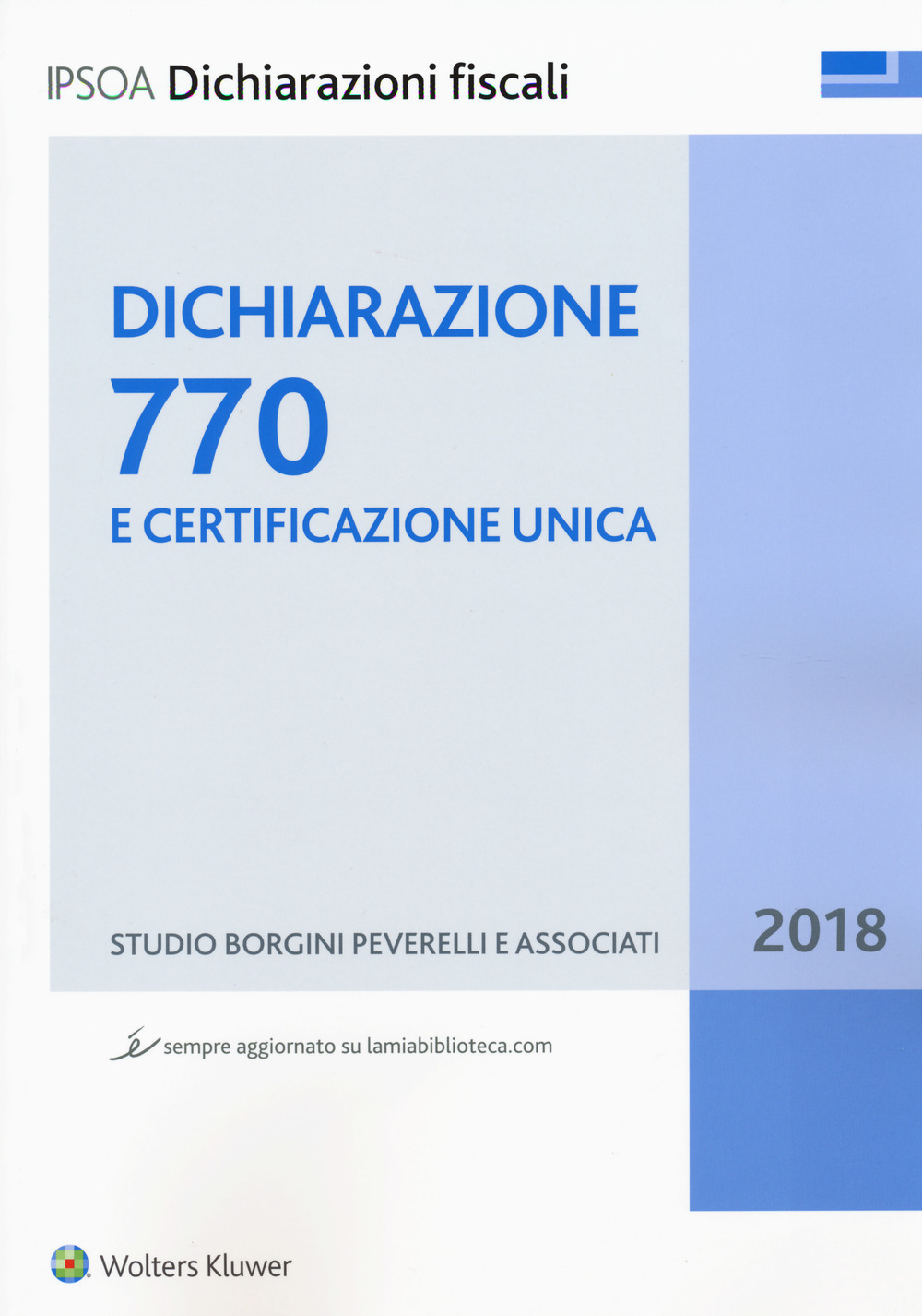 Dichiarazione 770 e certificazione unica