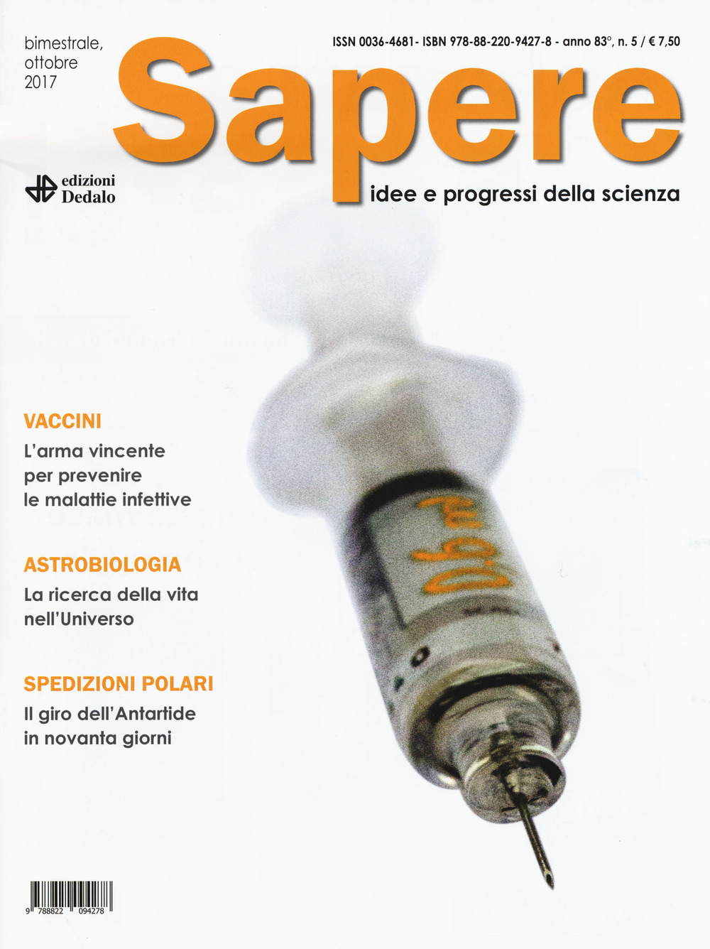 Sapere. Idee e progressi della scienza. Vol. 5