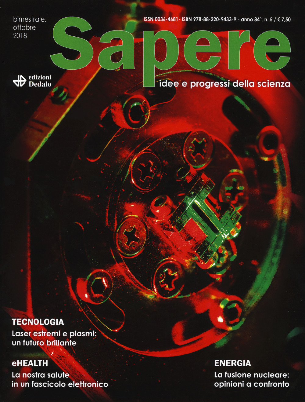 Sapere. Idee e progressi della scienza. Vol. 5: Ottobre