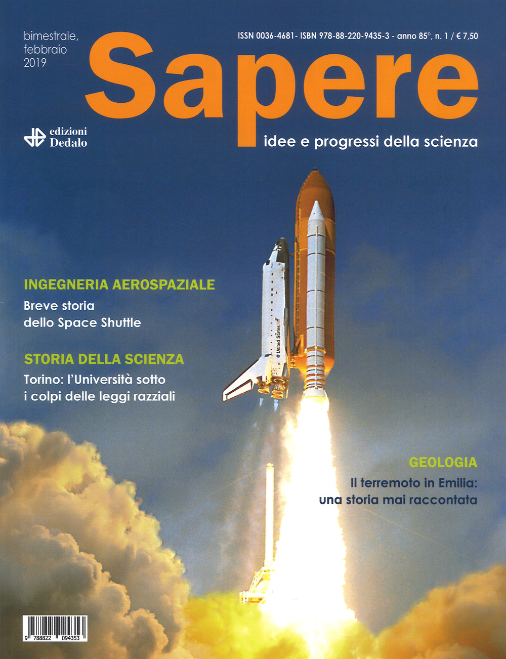 Sapere. Idee e progressi della scienza. Vol. 1