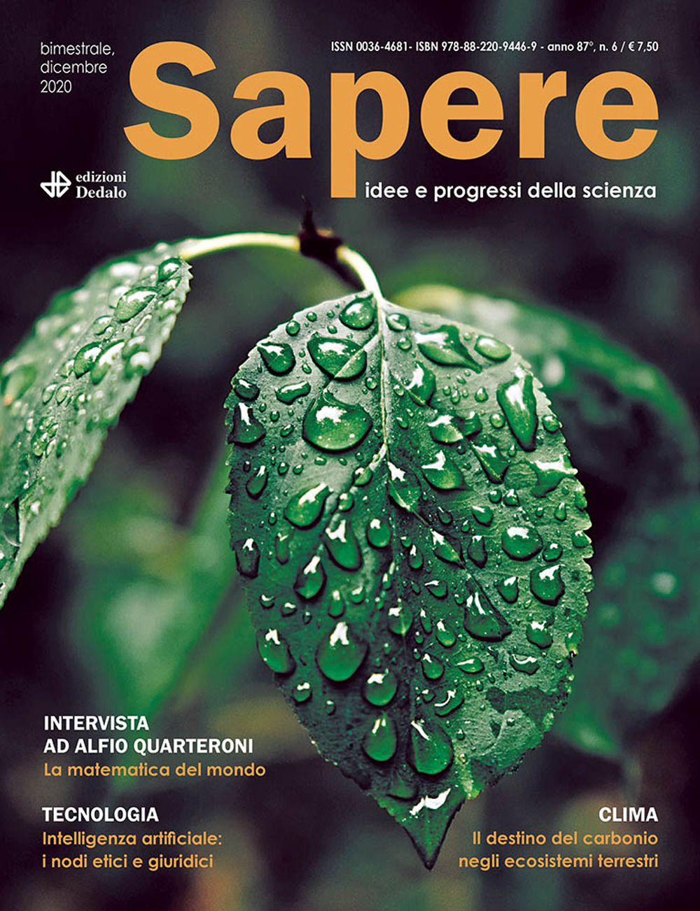 Sapere. Idee e progressi della scienza