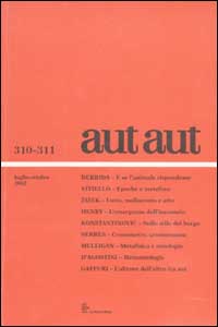 Aut aut. Vol. 310-311