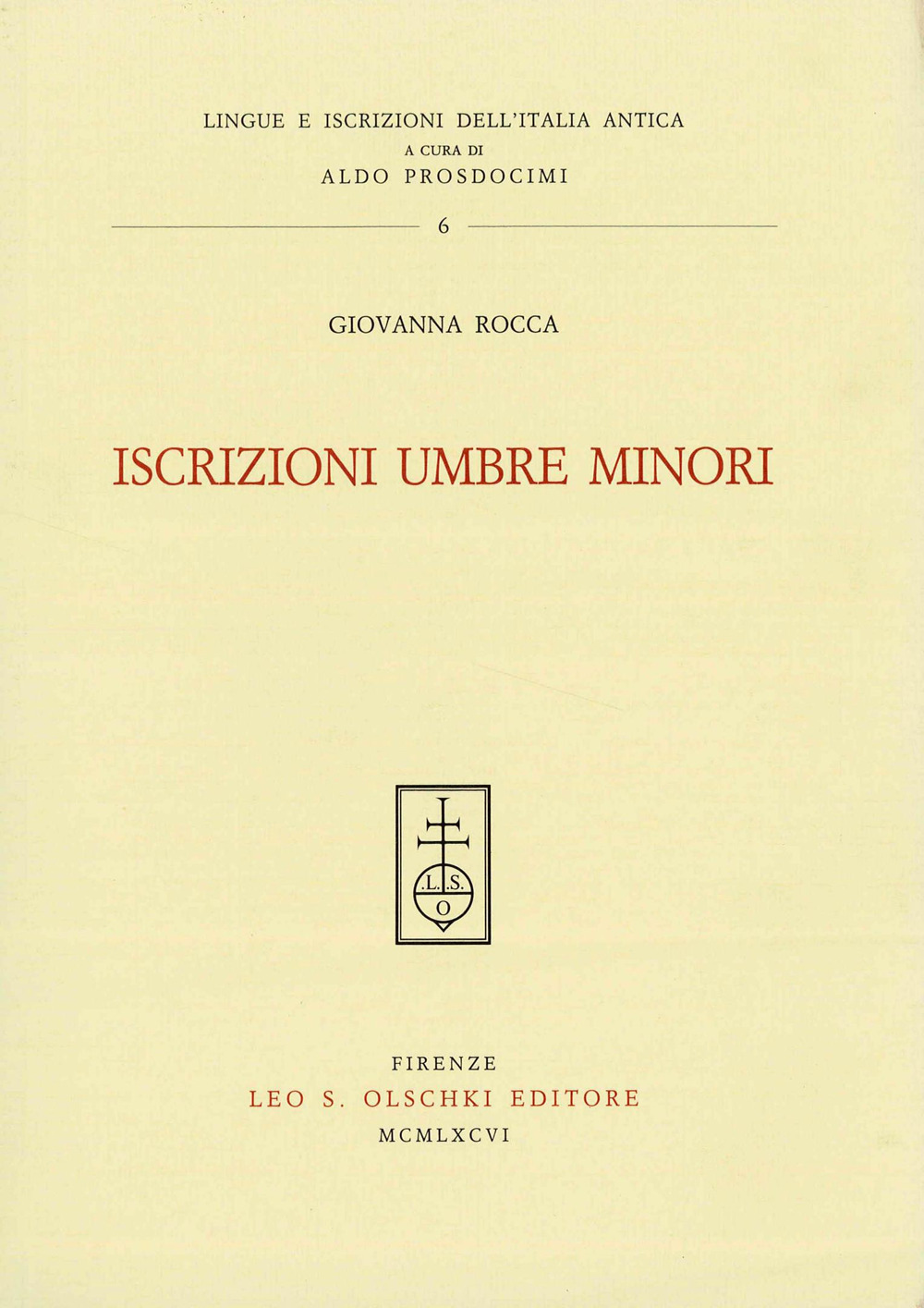Iscrizioni umbre minori