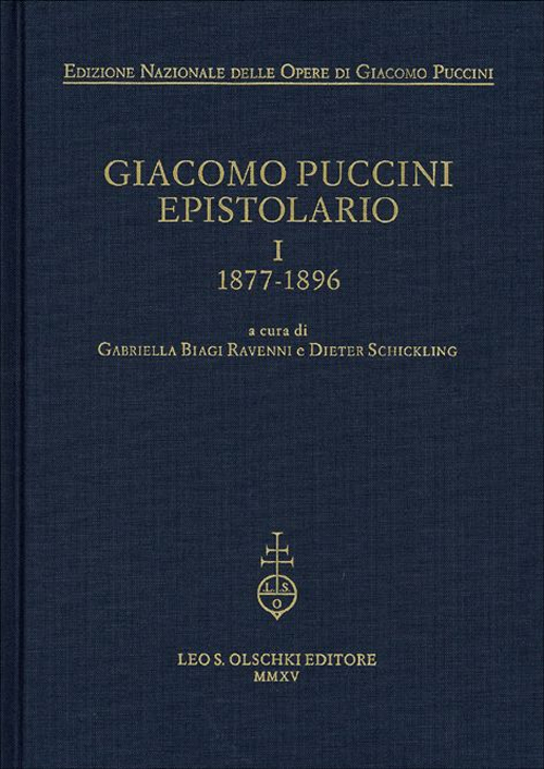 Giacomo Puccini. Epistolario. Vol. 1: 1877-1896