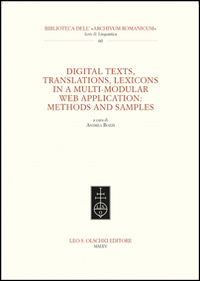Digital texts, translations, lexicons in a multi-modular web application: methods and samples