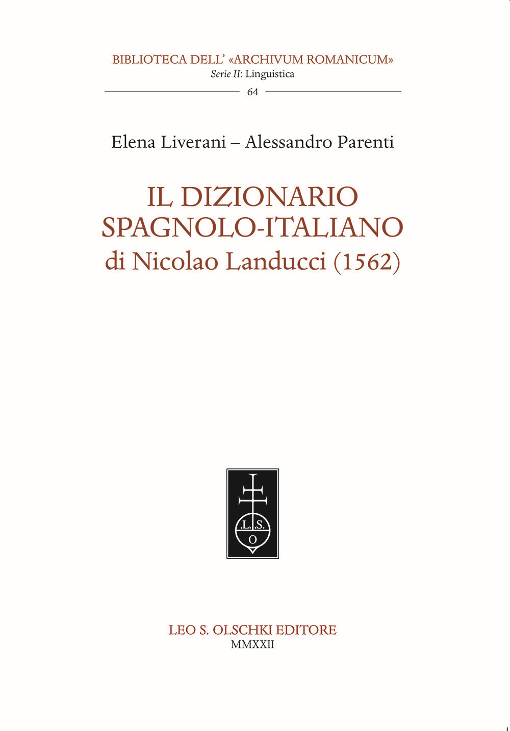 Il dizionario spagnolo-italiano di Nicolao Landucci (1562)
