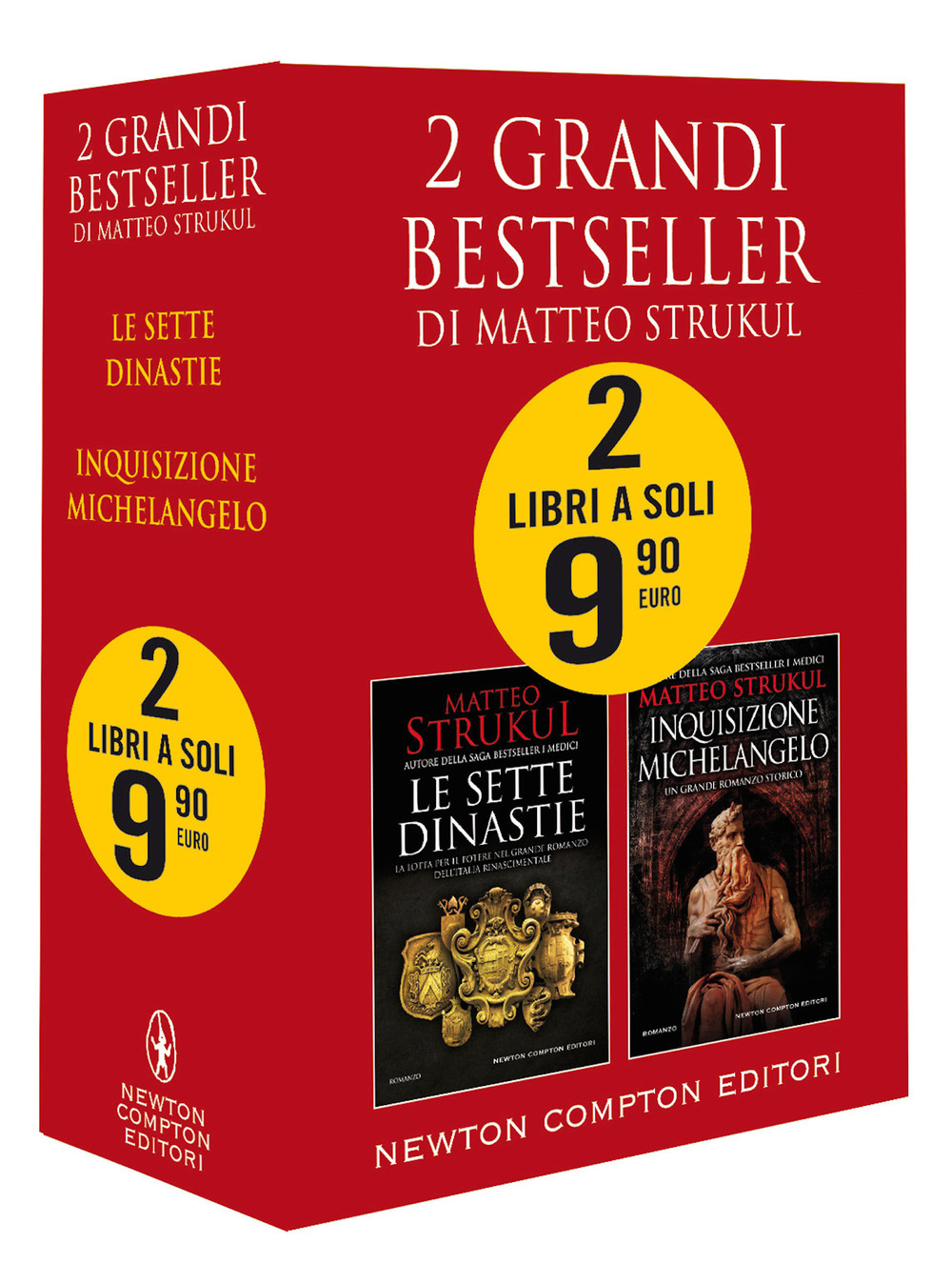 2 grandi bestseller di Matteo Strukul: Le sette dinastie-Inquisizione Michelangelo