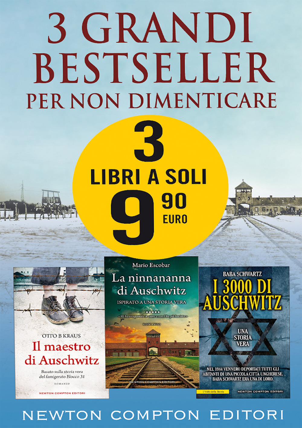 3 grandi bestseller. Per non dimenticare