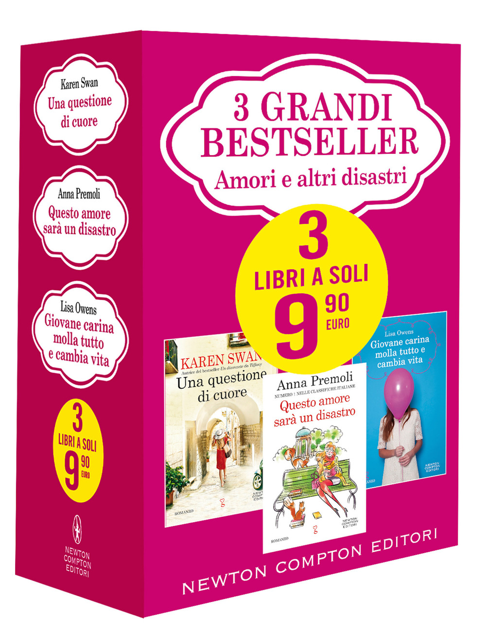 3 grandi bestseller. Amori e altri disastri: Una questione di cuore-Questo amore sarà un disastro-Giovane carina molla tutto e cambia vita