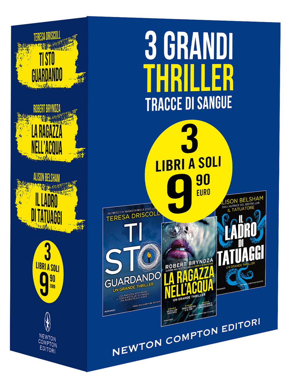 3 grandi thriller. Tracce di sangue: Ti sto guardando-La ragazza nell'acqua-Il ladro di tatuaggi