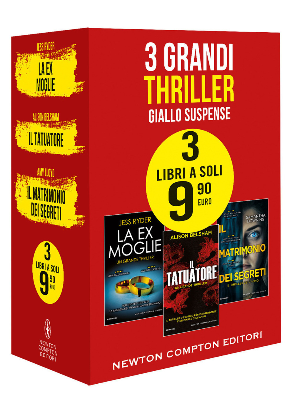 3 grandi thriller. Giallo suspense: La ex moglie-Il tatuatore-Il matrimonio dei segreti