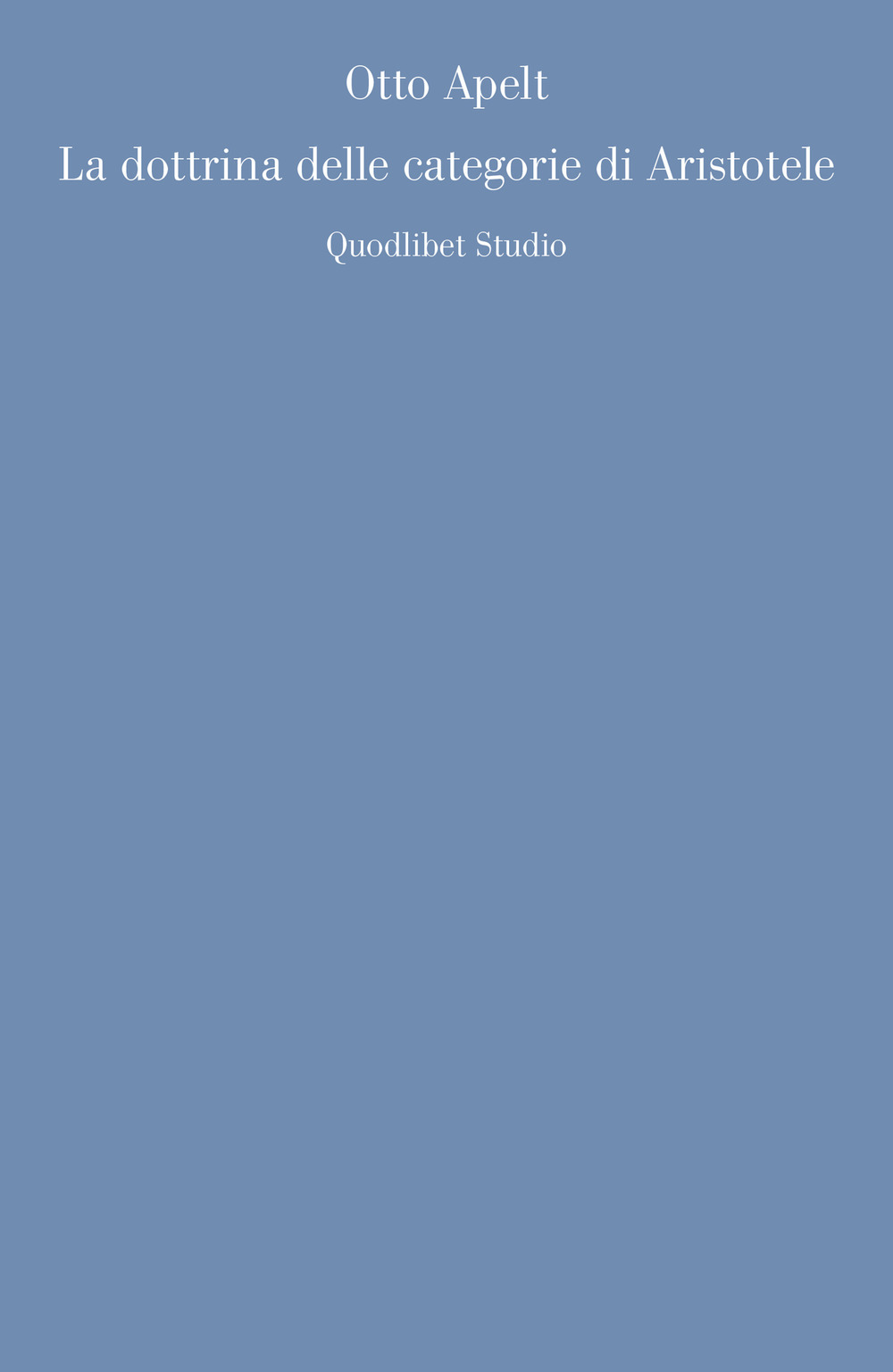 La dottrina delle categorie di Aristotele