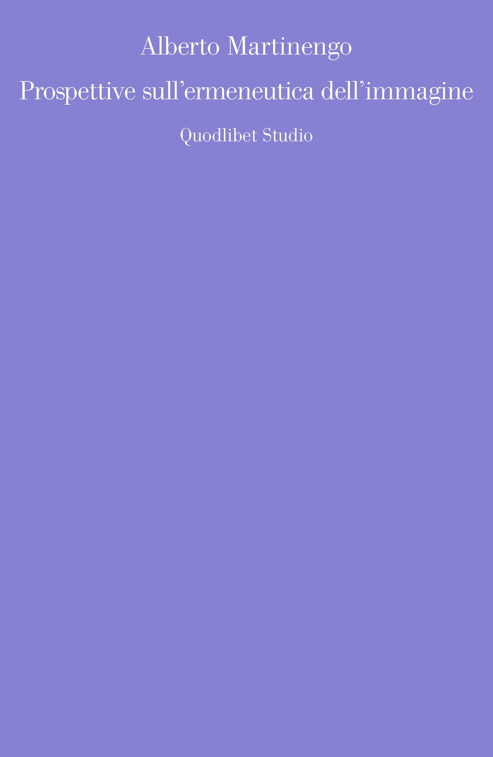 Prospettive sull'ermeneutica dell'immagine
