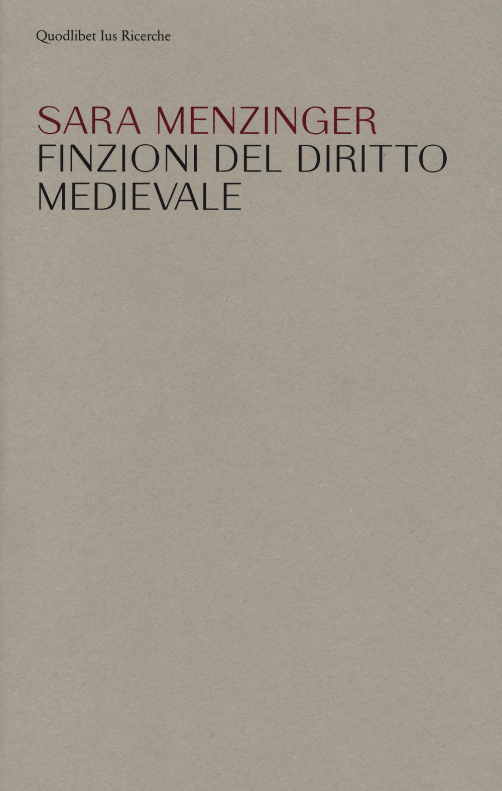 Finzioni del diritto medievale
