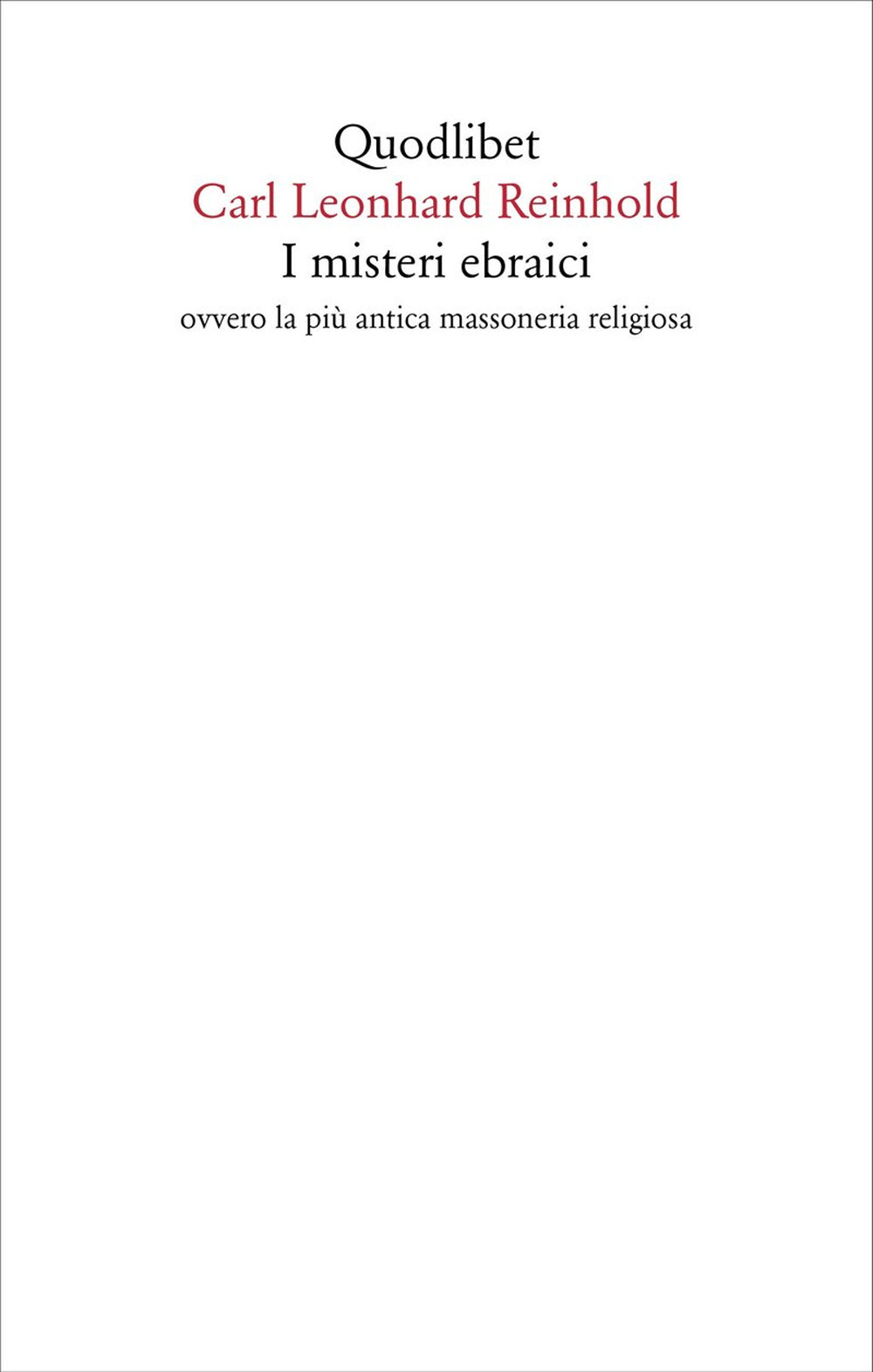 I misteri ebraici ovvero la più antica massoneria religiosa