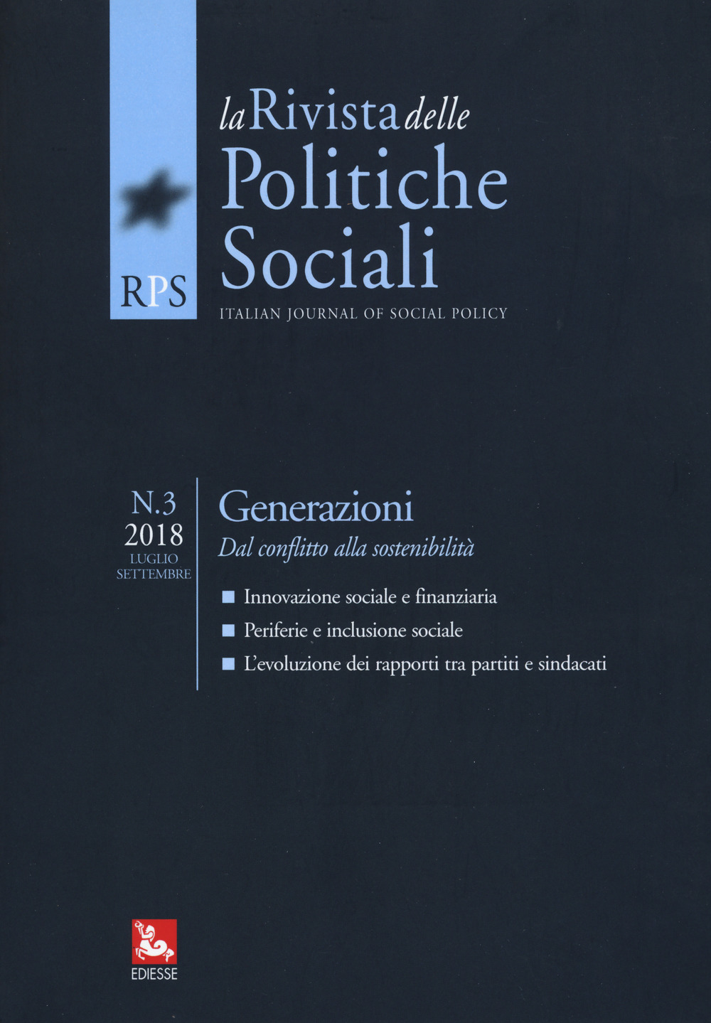 Le rivista delle politiche sociali. Vol. 3: Generazioni: dal conflitto alla sostenibilità