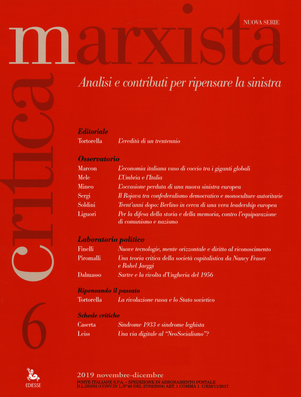 Critica marxista. Vol. 6