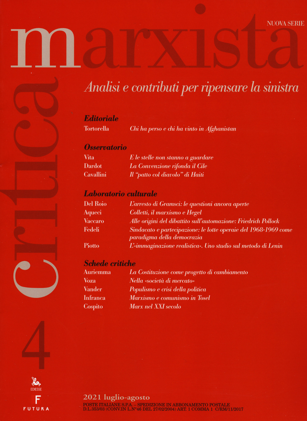 Critica marxista. Vol. 4