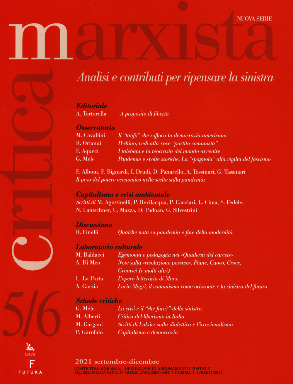 Critica marxista. Vol. 5-6