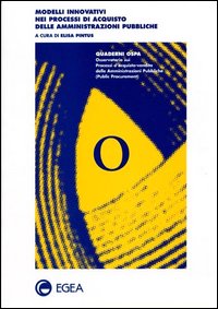Modelli innovativi nei processi di acquisto delle amministrazioni pubbliche
