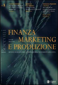 Finanza marketing e produzione. Vol. 1