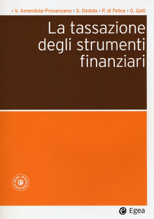La tassazione degli strumenti finanziari
