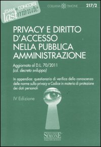 Privacy e diritto d'accesso nella pubblica amministrazione