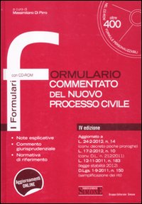 Formulario commentato del nuovo processo civile