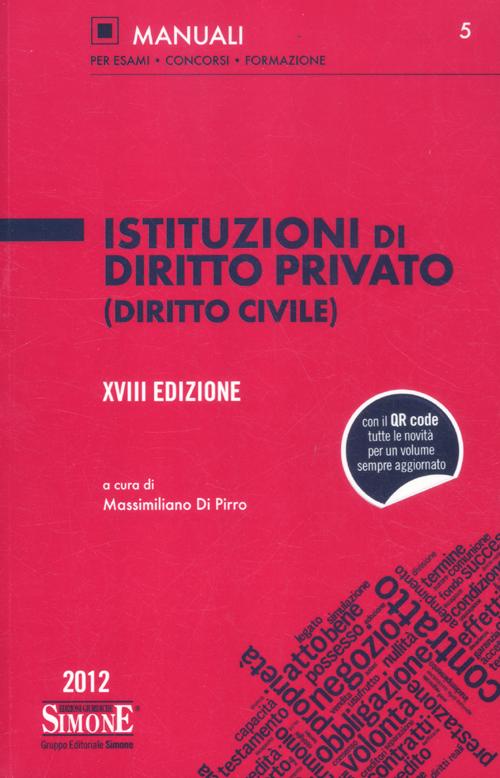 Istituzioni di diritto privato (diritto civile)