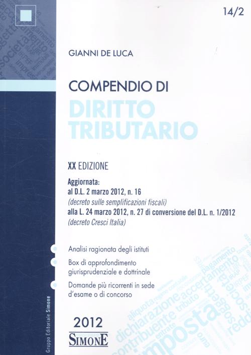 Compendio di diritto tributario