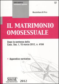 Il matrimonio omosessuale