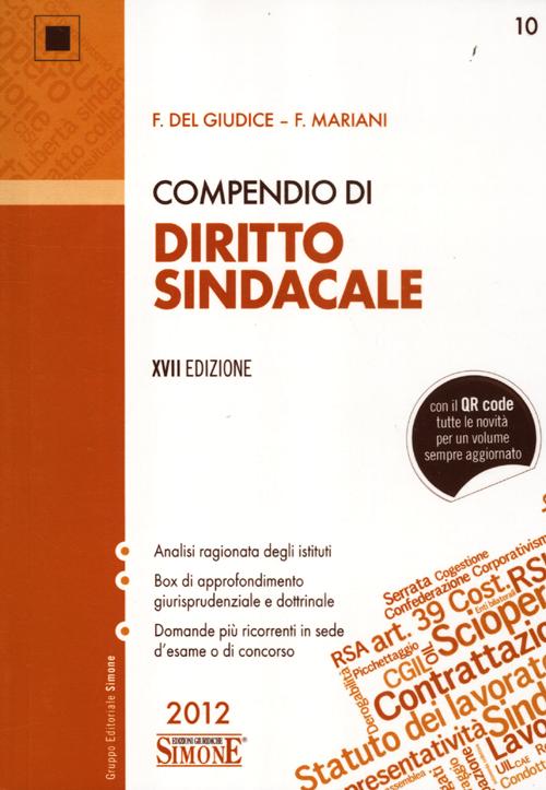 Compendio di diritto sindacale