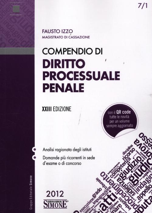 Compendio di diritto processuale penale