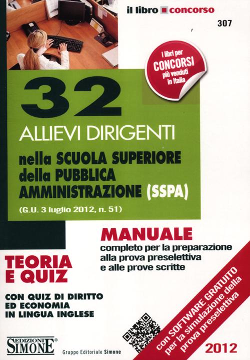32 allievi dirigenti nella Scuola superiore della pubblica amministrazione (SSPA)