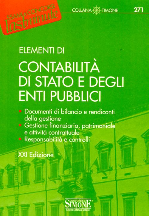 Elementi di contabilità di Stato e degli enti pubblici