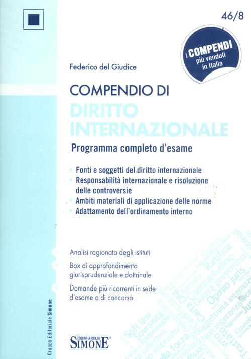 Compendio di diritto internazionale. Programma completo di esame