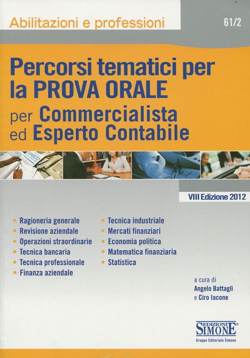 Percorsi tematici per la prova orale per commercialista ed esperto contabile