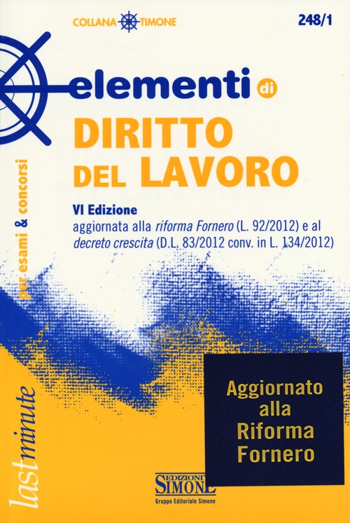 Elementi di diritto del lavoro