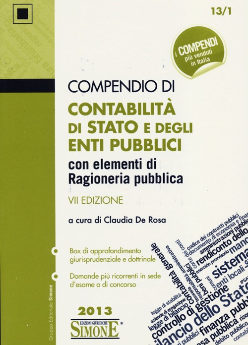 Compendio di contabilità di Stato e degli enti pubblici con elementi di ragioneria pubblica